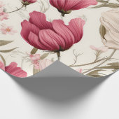 natuurlijk chic floral Wrapping Paper Cadeaupapier (Hoek)