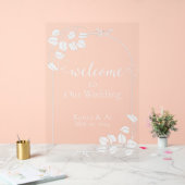 Natuurlijk Chic Wedding Acryl Teken Acryl Bord (Huwelijk)