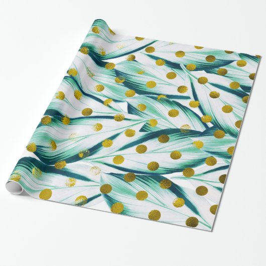 natuurlijk coherent cadeaupapier (Uitgerold)