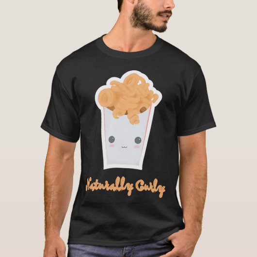 Natuurlijk Curly T-shirt (Voorkant)