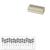 Natuurlijk Dennenbos Rubberstempel (Gestempeld)