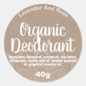 natuurlijk deodorant label (Voorkant)