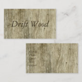 Natuurlijk driftwood, door hout geïnspireerd doorb visitekaartje (Voorkant / Achterkant)