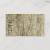 Natuurlijk driftwood, door hout geïnspireerd doorb visitekaartje (Achterkant)
