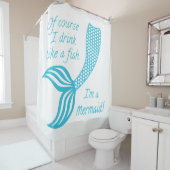 Natuurlijk drink ik als een vis die ik een zeemeer douchegordijn (In situ)