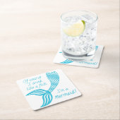 Natuurlijk drink ik als een vis, ik ben een zeemee kartonnen onderzetters (Insitu)