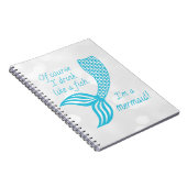 Natuurlijk drink ik als een vis, ik ben een zeemee notitieboek (Rechterzijde)