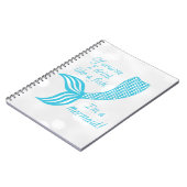 Natuurlijk drink ik als een vis, ik ben een zeemee notitieboek (Linkerzijde)