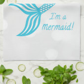 Natuurlijk drink ik als een vis, ik ben een zeemee theedoek (Gevouwen)