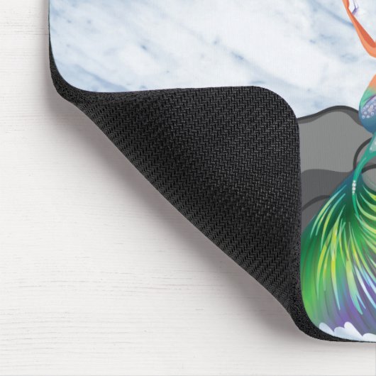 Natuurlijk Drink ik dat ik een zeemeerminwijn Scha Muismat (Hoek)