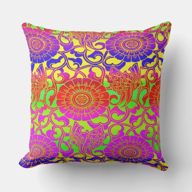 Natuurlijk en aards buitenkussen (Voorkant)