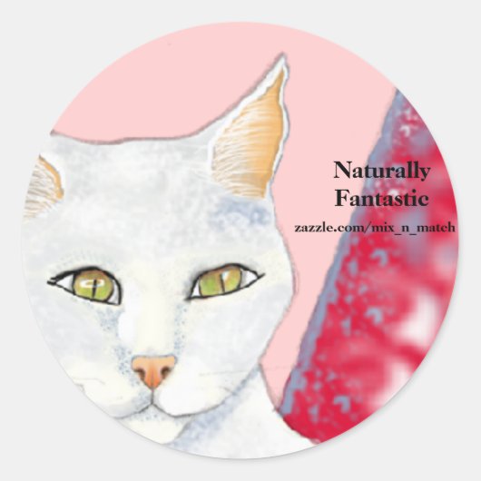 Natuurlijk Fantastische Logo - Cosmo Ronde Sticker (Voorkant)
