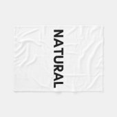 natuurlijk fleece deken (Voorkant (Horizontaal))
