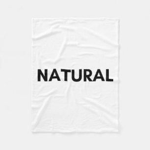 natuurlijk fleece deken
