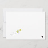 Natuurlijk - Foto Geboorteaankondiging Aankondiging (Achterkant)