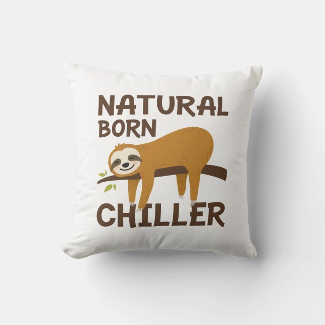 Natuurlijk Geboren Chiller Kussen (Voorkant)