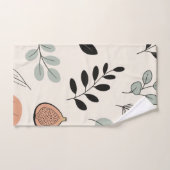Natuurlijk gemak – Fijne lijn blad kunst handdoek (Handdoek)