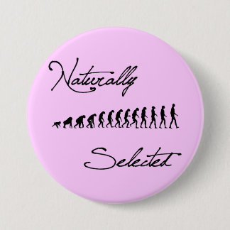 Natuurlijk geselecteerd Evolutie-Shirt Ronde Button 7,6 Cm