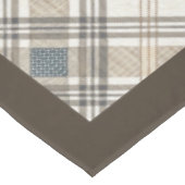Natuurlijk getint tafelkleed met geometrische acce (Gekanteld)