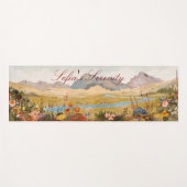 Natuurlijk gezien bergen rivieren en bloemen yogamat (Voorkant (horizontaal))