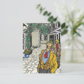 Natuurlijk Gifted Singer, kunstwerk van Moriz Jung Briefkaart (Staand voorkant)