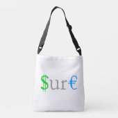 Natuurlijk grappig geld crossbody tas (Achterkant)