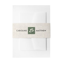 Natuurlijk | Green Burlap Texture Wedding