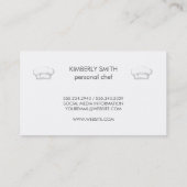 Natuurlijk groen pictogram visitekaartje (Achterkant)