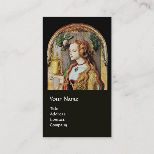 NATUURLIJK HAAR, BEAUTY EN COSMETICA, zwart Visitekaartje (Voorkant)