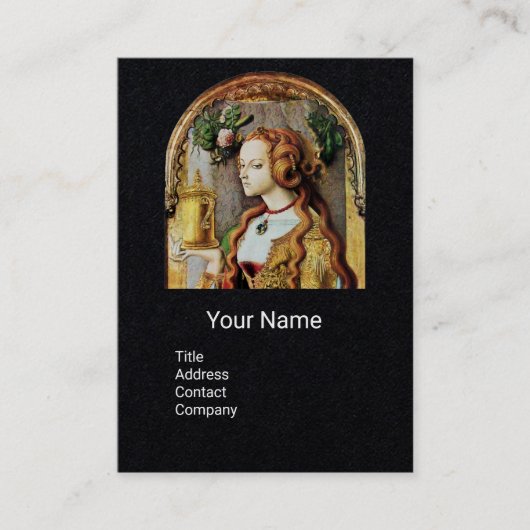 NATUURLIJK HAARBEAUTY, COSMETICS MONOGRAM Black Pa Visitekaartje (Voorkant)