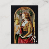 NATUURLIJK HAARBEAUTY, COSMETICS MONOGRAM Black Pa Visitekaartje (Achterkant)