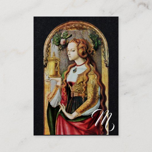 NATUURLIJK HAARBEAUTY, COSMETICS MONOGRAM Black Pa Visitekaartje (Achterkant)