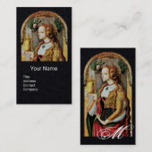 NATUURLIJK HAARBEAUTY, COSMETICS MONOGRAM Black Pa Visitekaartje (Voorkant / Achterkant)