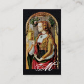 NATUURLIJK HAARBEAUTY, COSMETICS MONOGRAM Black Pa Visitekaartje (Achterkant)