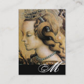 NATUURLIJK HAIR BEAUTY JEWELRY MONOGRAM zwart goud Visitekaartje (Achterkant)