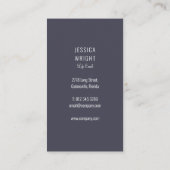 Natuurlijk Hart van Strandkei Visitekaartje (Achterkant)