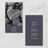 Natuurlijk Hart van Strandkei Visitekaartje (Voorkant / Achterkant)