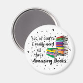 Natuurlijk heb ik deze geweldige boeken nodig magneet (Voorkant / Achterkant)