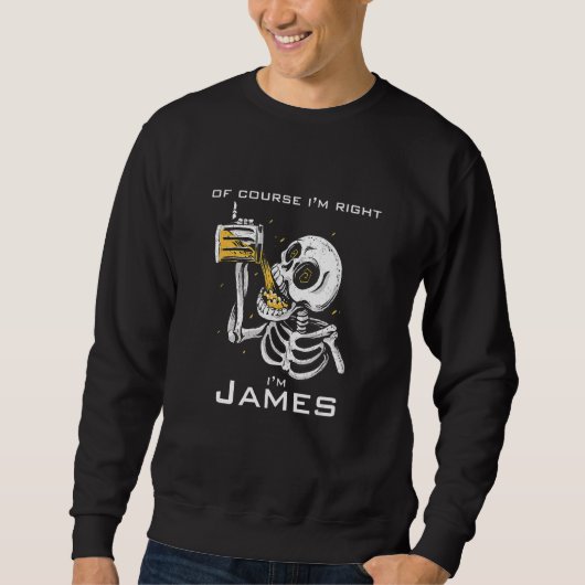 Natuurlijk heb ik gelijk dat ik James ben Trui (Voorkant)