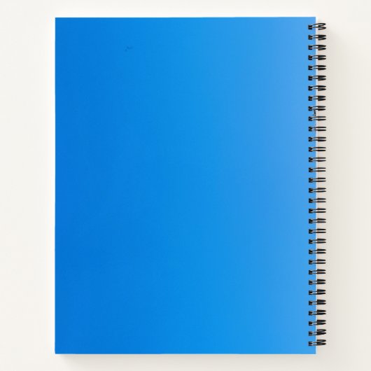 Natuurlijk hemelzicht spiraalnotitieboek notitieboek (Achterkant)