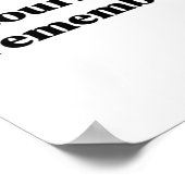 Natuurlijk herinner ik me Sticker Poster (Hoek)