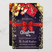 Natuurlijk hout, Cadeaus Diamanten Sterren Kerstmi Kaart (Voorkant / Achterkant)