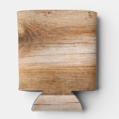 Natuurlijk hout: gestructureerd oppervlak blikjeskoeler (Achterkant)