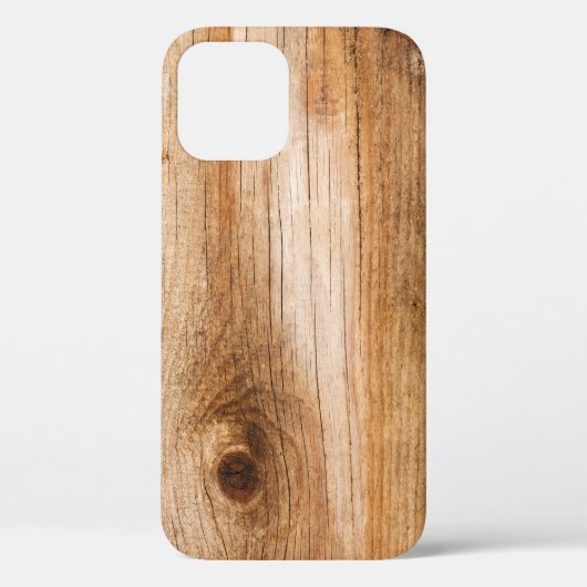 Natuurlijk hout: gestructureerd oppervlak Case-Mate iPhone case (Achterkant)