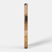 Natuurlijk hout: gestructureerd oppervlak iPhone hoesje (Rechterkant)