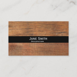 Natuurlijk hout stijlvol modern trendy aanpasbaar visitekaartje
