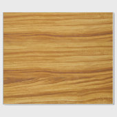 Natuurlijk houten patroon cadeaupapier (Vlak)