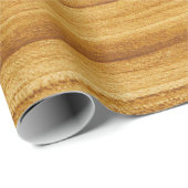 Natuurlijk houten patroon cadeaupapier (Rol Hoek)