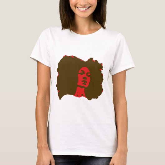 Natuurlijk ik Afro Girl T-shirt (Voorkant)