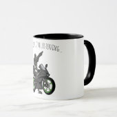 Natuurlijk, ik luister... Grappige motorfiets Mok (Voorkant rechts)